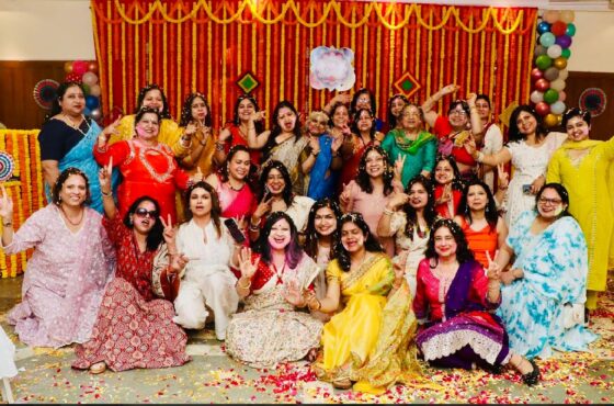 Holi celebration by OWA at Hriday Kunj